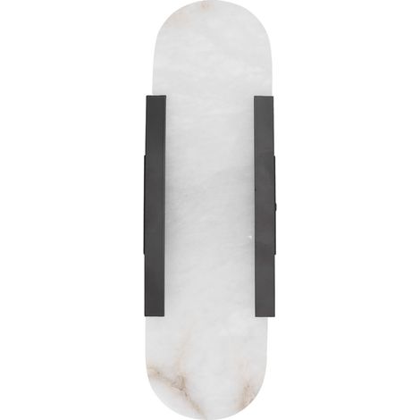 Applique murale moderne et innovante en marbre dépoli, avec culot G4, idéale pour le salon, le couloir, la chambre d'hôtel ou la salle de bain (100-240 V). (1/5)