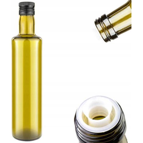 Bouteille - 500 ml - Pour Huile D'olive Et Jus - Avec Distributeur (1/5)
