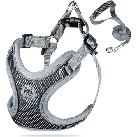 Harnais Chien Harnais Anti Traction pour Chien Harnais pour Chien Petite Rglable Respirant (1/5)