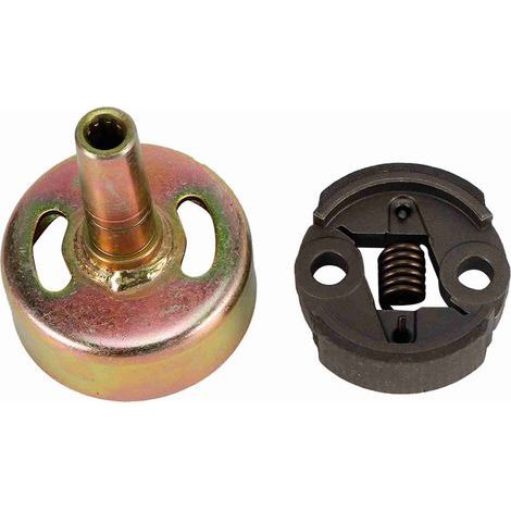 Ensemble tambour d'embrayage 9T de remplacement pour tronçonneuse Honda GX25 25cc 4 temps (1/5)