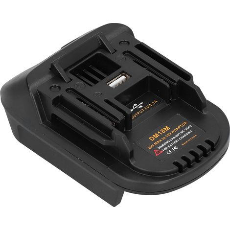 Adaptateur de batterie DM18M pour Milwaukee 20V DCB200 DCB203 DCB205 DCB206 M18 BL1830 BL1840 (1/5)