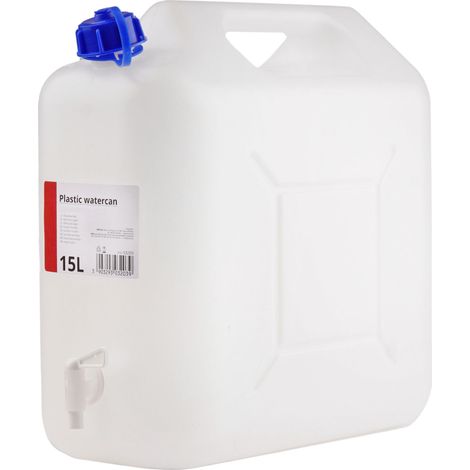 Wasserkanister mit Auslaufhahn, 15 l – für Camping, Reisen und Zuhause