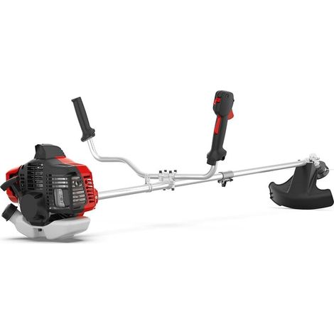 Scheppach Débroussailleuse Thermique BCH2500PB - Moteur 2T - Easy Start - Ergonomique - Largeur de coupe de 430 / 255mm - Peu de vibrations - Livrée avec une lame 3 dents et une bobine de fil nylon