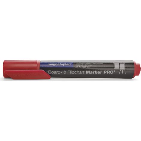 Magnetoplan Board- und Flipchartmarker Pro+, rot, 4 Stück 4 Stk