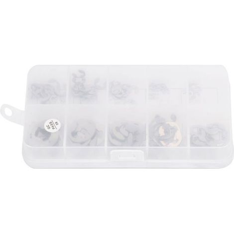 E Clip - Acier Inoxydable 304 - Diamètre Intérieur 1 5 mm à 10 mm - Pour Fixation Sur Arbre ou Essieu - 120 Pièces (1/5)