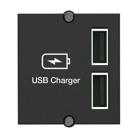 BACHMANN USB A/A 15W Cargador doble CM 5V/2,4A 0,2m, 917.224