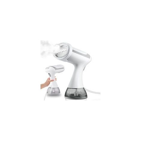 Défroisseur vapeur portable 1500 W, défroisseur vertical avec réservoir d'eau de 300 ml, réchauffage rapide en 20 secondes, fer à vapeur de voyage pour éliminer les plis des vêtements (1/5)