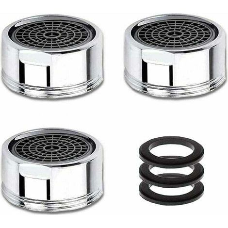 Aérateur de Robinet M20 3 Pièces avec Filtre en Acier Inoxydable Économiseur d’Eau pour Robinetterie Cuisine et Salle de Bain (1/5)
