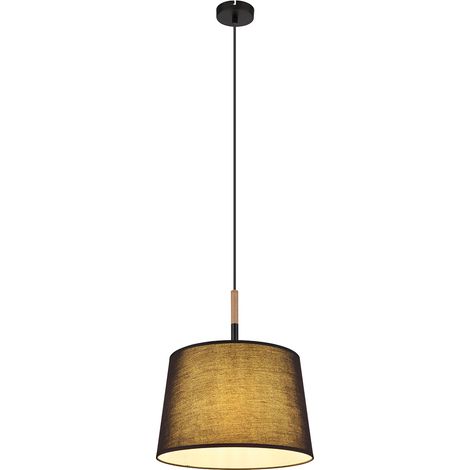 Globo - lámpara colgante - Kikki - negro - metal - Ø 38cm - E27 -