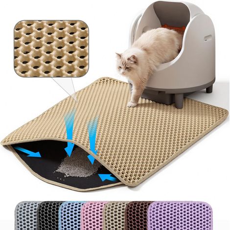 Cat Litter Mat, 60 x 45 cm, Beige (1/5)