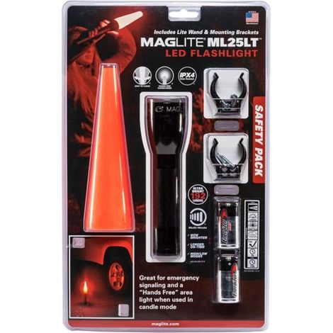 Maglite ML25 LED Sicherheitslampe schwarz