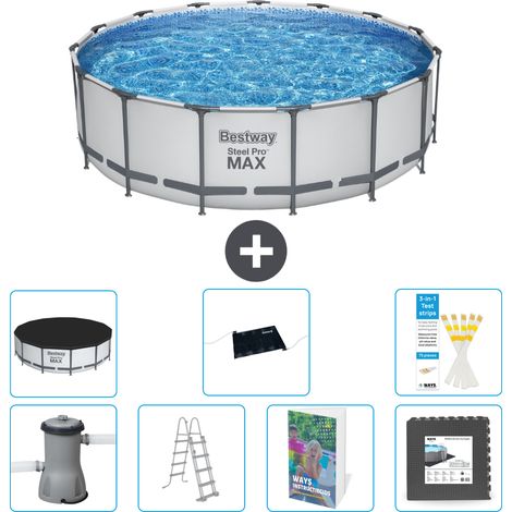 Bestway Steel Pro MAX Rund - 488x122 cm - 8-teilig S543