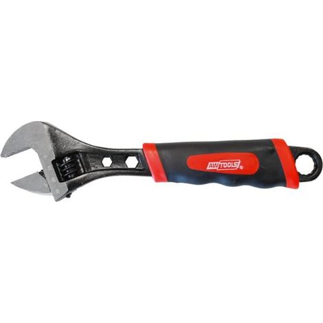 Awtools klucz nastawny typu szwed - gumowy uchwyt 300mm