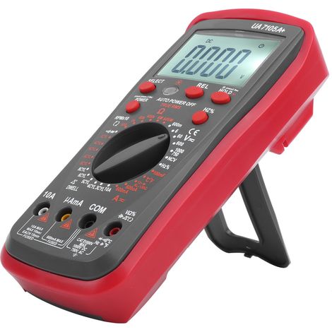 Multimètre automobile numérique, analyseur de moteur automobile, capacimètre AC/DC, outil de réparation UA7105A+ (1/5)