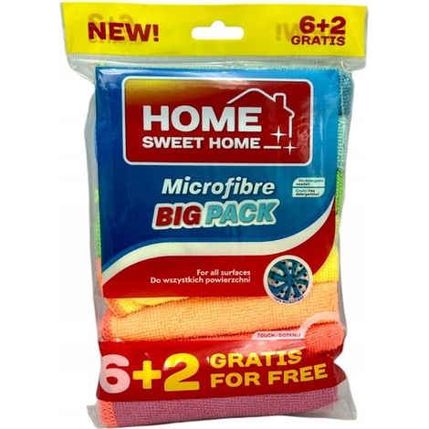 Home Sweet Home Universal-Mikrofasertücher, 6 Stück. (1/3)