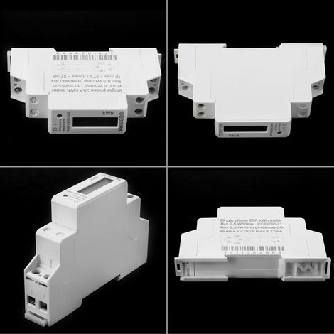 Einphasiger 1P DIN-Schienen-Energiezähler DDS5188, 5-25 A (1/5)