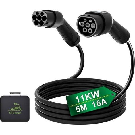 Dual-head, 16A, 11kW, dual-action smart car charging and discharging gun with 250V high-voltage adapter. Expert in rapid home/commercial power replenishment. (1/4)