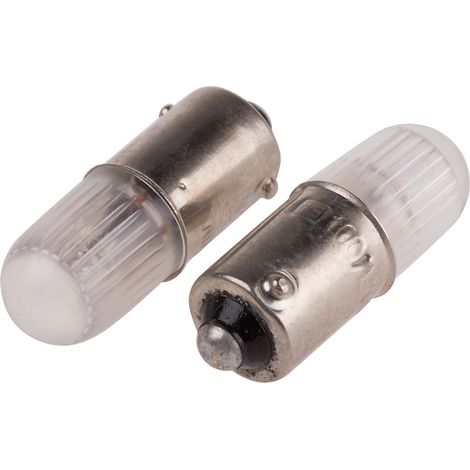 Ampoule néon pour voyant, lumière de couleur Orange, taille T10, culot BA9s, 100 / 120 V, 600 µA