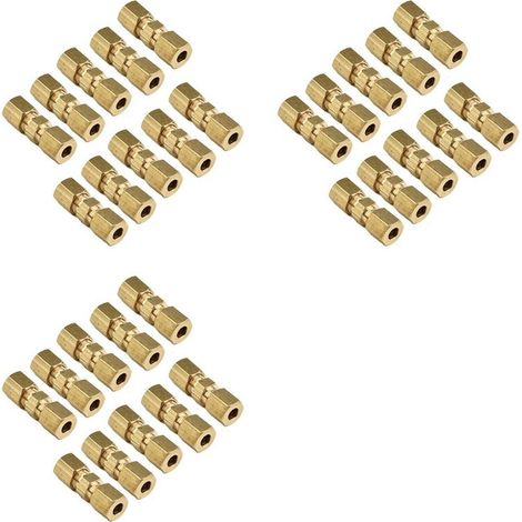 Adecuado para 30 racores de línea de freno de 4,75 mm (3/16) sin abocardar, aplicable a piezas de automoción.