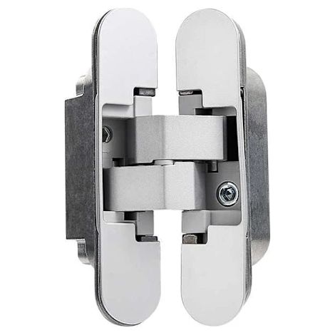 Charnières invisibles pour portes lourdes – lot de 2 (capacité de charge de 40 kg, angle d'ouverture de 180°) (1/4)
