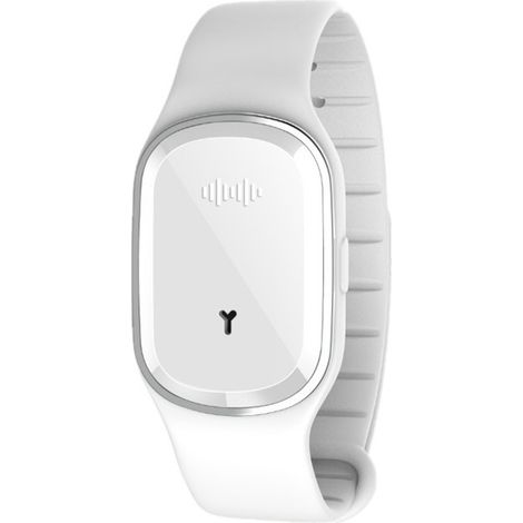 Bracelet anti-moustique à ultrasons Smart Adult Children Mosquito Killer Bracelet anti-moustique à la mode multifonctionnel Idéal pour les voyages 25  3.1cm Blanc