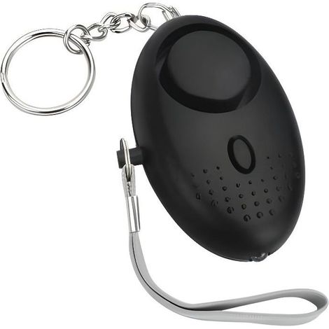 GETEK Alarme personnelle 130 dB avec lampe de poche et porte-clés — compacte 45×67×25 mm (1/4)
