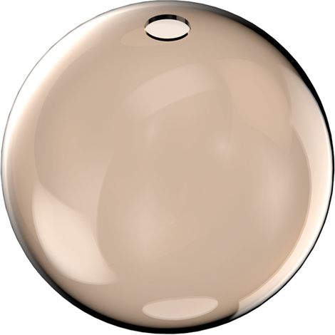 Rosone Contemporaneo Rubber Metallo Ambra Medio