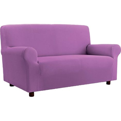 Copridivano copripoltrona elasticizzato 4 misure posti estendibile salvadivano Made in italy Lilla - 4 posti da 220 a 270 cm
