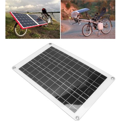 Kit complet de panneau solaire photovoltaïque flexible polycristallin 20 W 18 V avec deux ports USB (1/5)