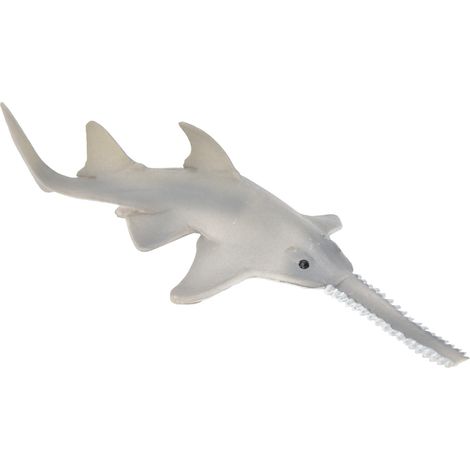 Figurines de créatures marines miniatures réalistes, poissons-scies en plastique pour enfants (1/5)