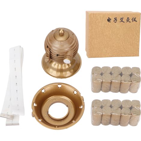 Appareil de moxibustion électrique intelligent à température réglable pour usage domestique, boîtier de thérapie par moxa ajustable