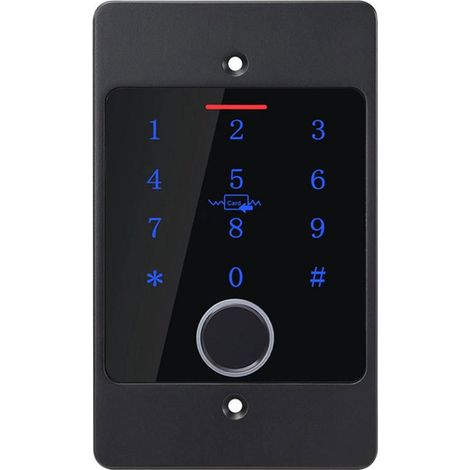 Système d'accès Smart Lock avec empreinte digitale et RFID : serrure électronique pour porte d'entrée, indice de protection IP66, code et transpondeur, électrique (1/4)