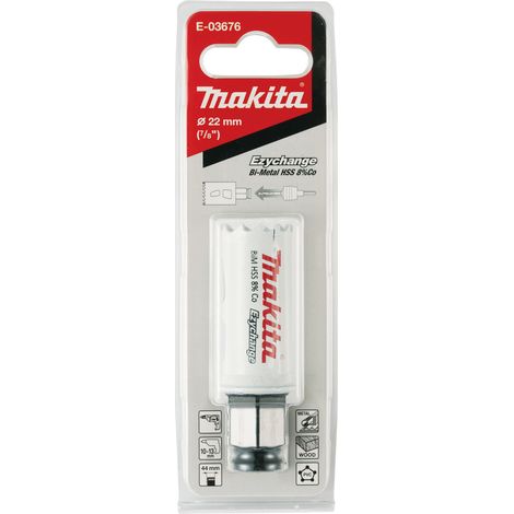 Scie cloche Makita E-03676 Ezychange 22 mm HSS Bi-metal