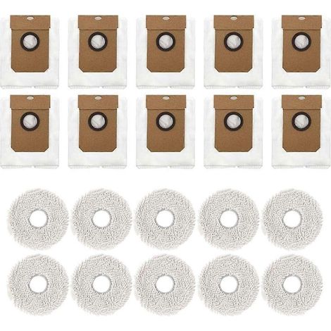 Ersatzteile, die mit dem Saugroboter 11090 kompatibel sind: Staubbeutel und Reinigungstücher (1/5)