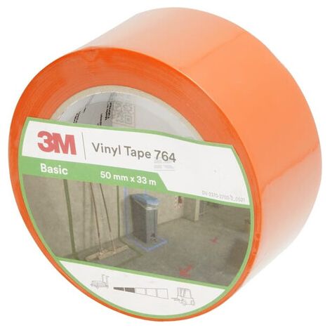 Cinta de vinilo 764 naranja 50mm x 33m 3M 7100260281