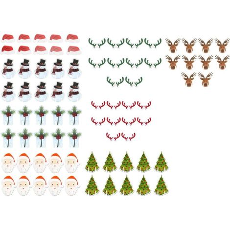 240 weihnachtliche Glasdekorationskarten – bezaubernde Designs, einfach zu verwenden für Partys (1/5)