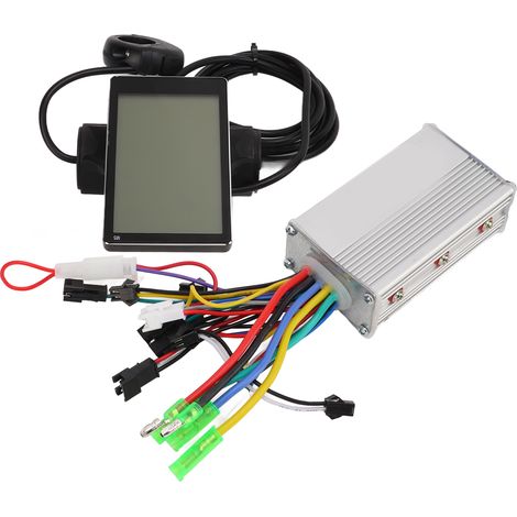 Kit Contrôleur Moteur Sans Balais 24/36/48V 350W avec Écran M5LCD pour Vélo Électrique (1/5)