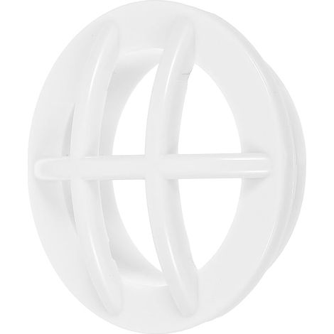 Insert de Grille de Sécurité Blanc pour Piscine Murale, Accessoire en Abs Facile à Nettoyer et Remplaçable, Raccord D’entrée pour Piscine 1,5 Pouces (1/5)