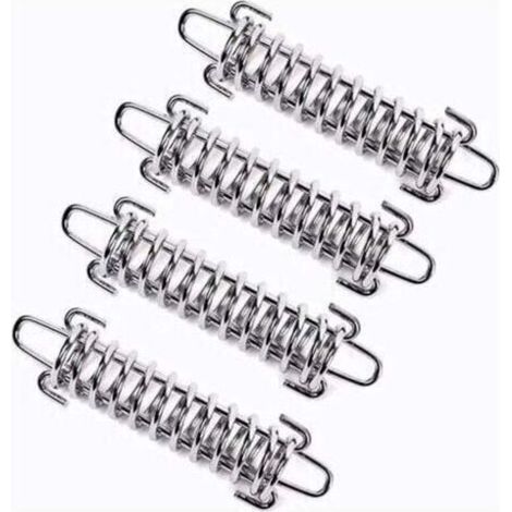 4 Pièces Ressort de Tension pour Parasols, Voiles d'ombrage et Tentes de Camping, Tendeur de fixation élastique pour équipements d'extérieur (1/5)