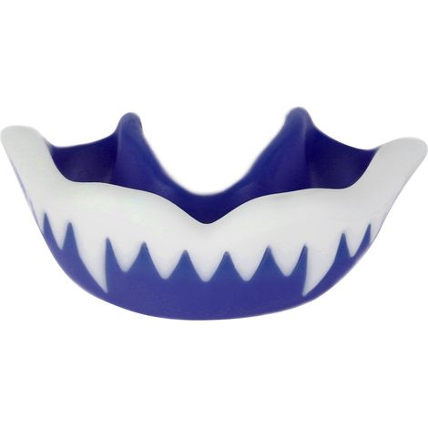 Protège-dents sport boxe, coquille dentaire portable athlète, basketball football taekwondo, bleu, embout buccal mousse. (1/5)