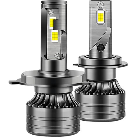 Ampoules Phare LED Auto H1 Style Lame, 80W 20000LM 6000K, Étanche IP68, 12V, Plug & Play, Lot de 2 (1/5)