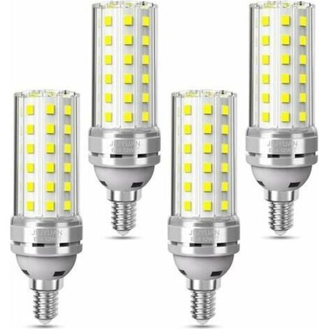 Ampoule E14 LED 6000K Blanc Froid 1450LM 12W Ampoule Maïs Équivaut à Bulbes 100W E14 Ampoules LED éclairage Led E14 Non Dimmable- Lot de 4 (1/3)