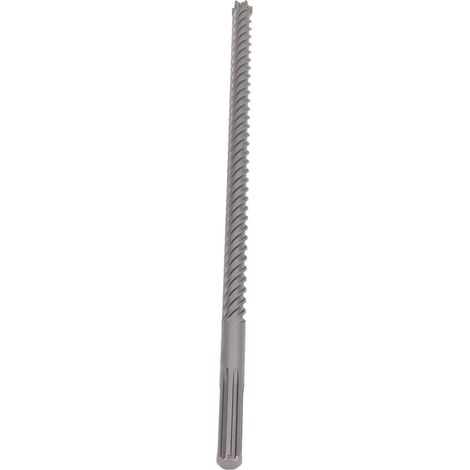 Bohrhammer-Bohrer mit 6 Schneiden und Hartmetallspitze für Ziegel, Stein und Beton (1/5)