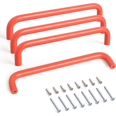 4 Pièces Poignée de Meuble Cuisine, 160mm Poignee de Porte Placards (1/5)