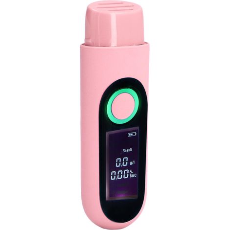 Alcootest avec écran LCD 3 couleurs, chargement USB, test sans contact par soufflage, usage professionnel (1/5)