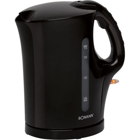 Bomann WK 6079 CB elektrischer Wasserkocher 1,7 L 2200 W Schwarz (1/5)