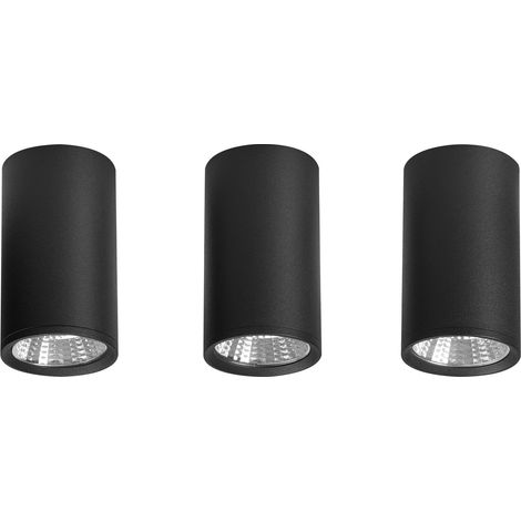 LED Deckenlampe BARCALA Metall Schwarz
