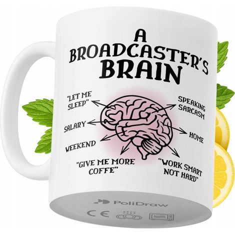 Lustige Tasse für Moderatoren – Kaffee- oder Teetasse mit witzigem Textdesign – ideal für Geburtstage, Namenstage, Feiertage und besondere Anlässe. Hochwertige Tasse für Zuhause, Büro und Arbeit. Farb (1/5)