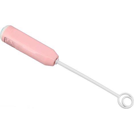 Batteur à œufs électrique automatique portable sans fil, mini batteur à lait électrique rose pour faire de la crème à la maison (1/5)