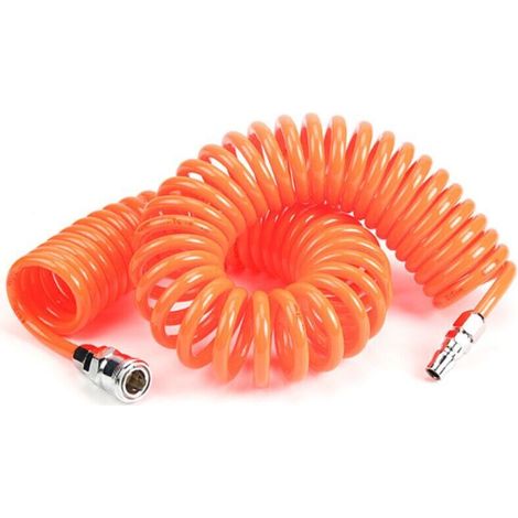 Tuyau d'air 8mm 5mm, Tuyau d'air de recul, Tuyau flexible de compresseur d'air en PU, pour pompe de compresseur d'air 9m rouge (1/5)